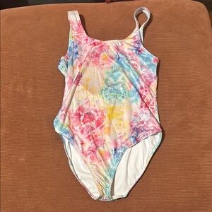 Colorful Tie-Dye Swimsuit